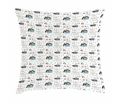 Pure Breed Dog Pattern Pillow Cover