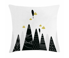 Clouds Mountain Region Pillow Cover