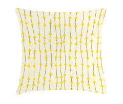 Abstract Little Daffodils Pillow Cover