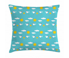 Happy Funny Farm Morning Pillow Cover