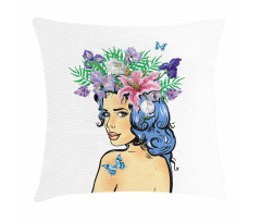 Floral Spring Woman Teen Pillow Cover