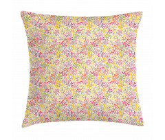 Colorful Twigs and Foliage Pillow Cover