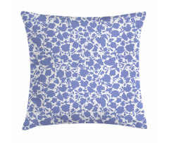 Abstract Petals and Leaves Pillow Cover