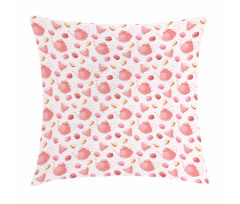 Nostalgic Pots with Polka Dots Pillow Cover