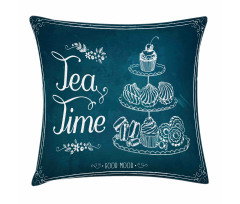 Pastries Bakery Drawing Art Pillow Cover