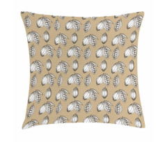 Botanical and Grunge Pattern Pillow Cover