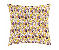 Watercolor Style Tropic Food Pillow Cover