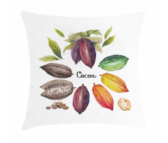 Exotic Food Colorful Design Pillow Cover