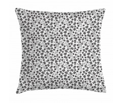 Monochrome and Botanical Pillow Cover