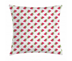 Vibrant Cowberries Garden Pillow Cover