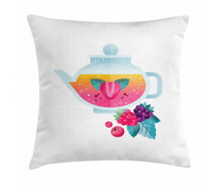 Tea Cup Aromatic Drink Pillow Cover