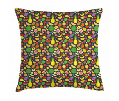 Tropical Nature Food Summer Pillow Cover