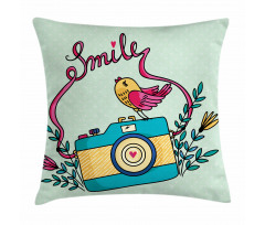 Love Bird Chirping Creative Pillow Cover