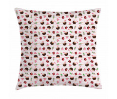 Watermelon Ice Cream Cocktail Pillow Cover