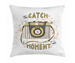 Vintage Arrangement Words Pillow Cover