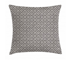 Rough Lines Tribal Doodle Pillow Cover