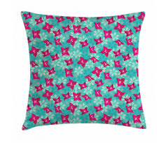 Spring Season Flourish Field Pillow Cover