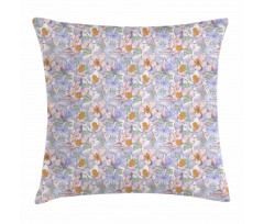 Classic Wildlife Blossoms Pillow Cover