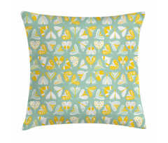 Moth Wings Freedom Theme Pillow Cover