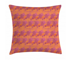 Palm Tree Pattern Vacation Pillow Cover