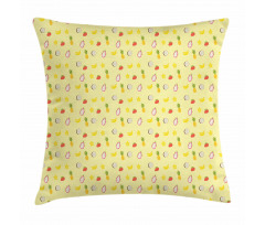 Pineapple Banana Tropical Pillow Cover