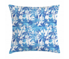 Palm Tree Jungle Theme Pillow Cover