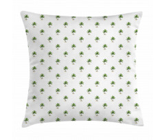 Hawaiian Island Forest Pillow Cover