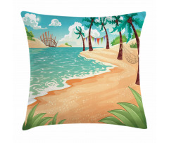 Nursery Summer Vacation Pillow Cover