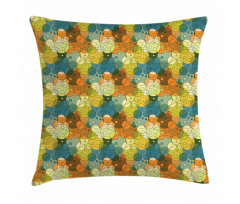 Abstract Circle Pattern Pillow Cover