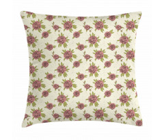 Grunge Effect Composition Pillow Cover