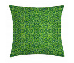 Triangles Squares Lines Pillow Cover