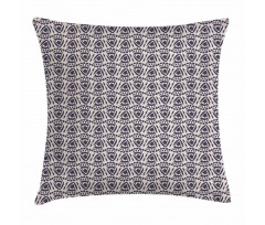 Triangles and Dots Oriental Pillow Cover