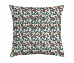 Ornate Winter Season Pillow Cover