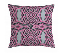 Hypnotizing Striped Motif Pillow Cover