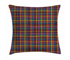 Minimalist Checkered Line Pillow Cover