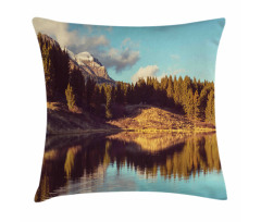 Mountain Lake Colorado Pillow Cover
