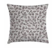 Twigs Spruces Christmas Pillow Cover