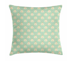 Geometric Circle Motif Wing Pillow Cover