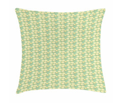 Oriental Waves and Spirals Pillow Cover