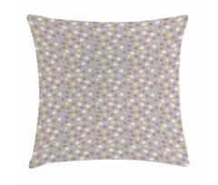 Pastel Sliced Figs with Seeds Pillow Cover