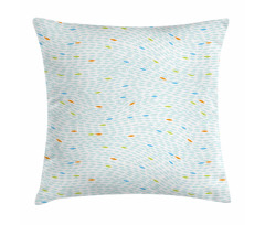 Ocean Waves Curves Design Pillow Cover