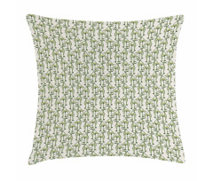 Ornamental Botanical Theme Pillow Cover