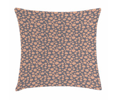 Blossoming Doodle Flowers Pillow Cover