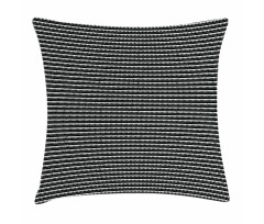 Grunge Style Chevron Zigzags Pillow Cover