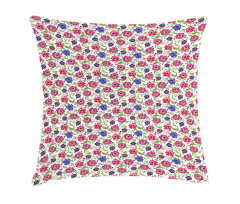 Spring Growth Wildflowers Pillow Cover