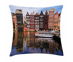 Traditional Old Houses Pillow Cover