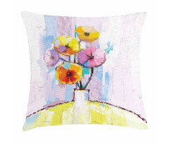 Abstract Oil Paint Art Pillow Cover