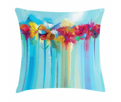 Bouquet of Meadow Flowers Pillow Cover