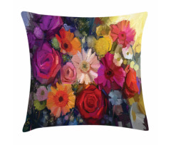 Paintbrush Blossoms Pillow Cover