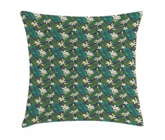 Hawaii Flora Exotic Petals Pillow Cover